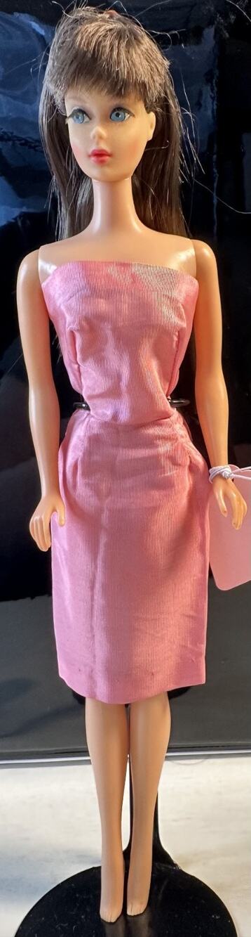 Vintage 1968 Twist N Turn TNT Barbie #1160 Chocolate Bon Bon Brunette